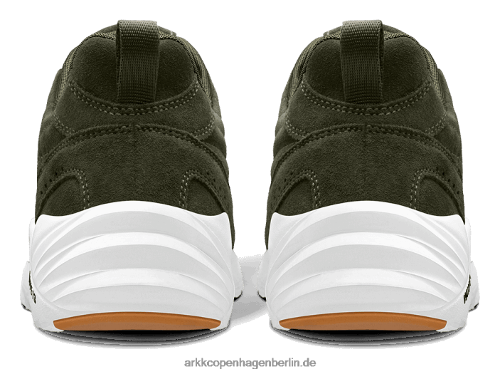 Frauen Dunkler Armeekaugummi tencraft wildleder w13 ARKK Copenhagen 200F174