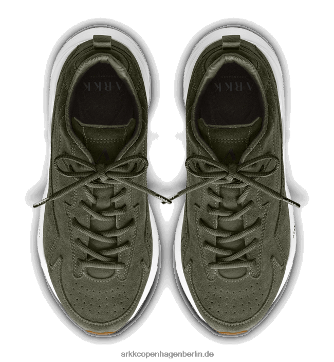 Männer Dunkler Armeekaugummi tencraft wildleder w13 ARKK Copenhagen 200F56