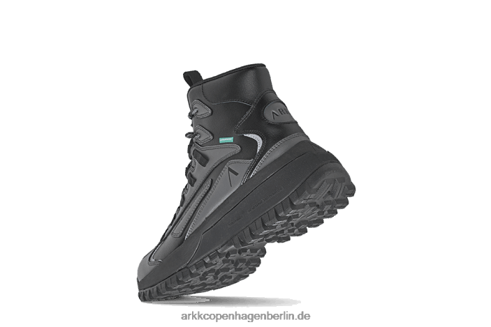 Männer schwarzer Burgfelsen apaze hightop leder hl t-s19 ARKK Copenhagen 200F41